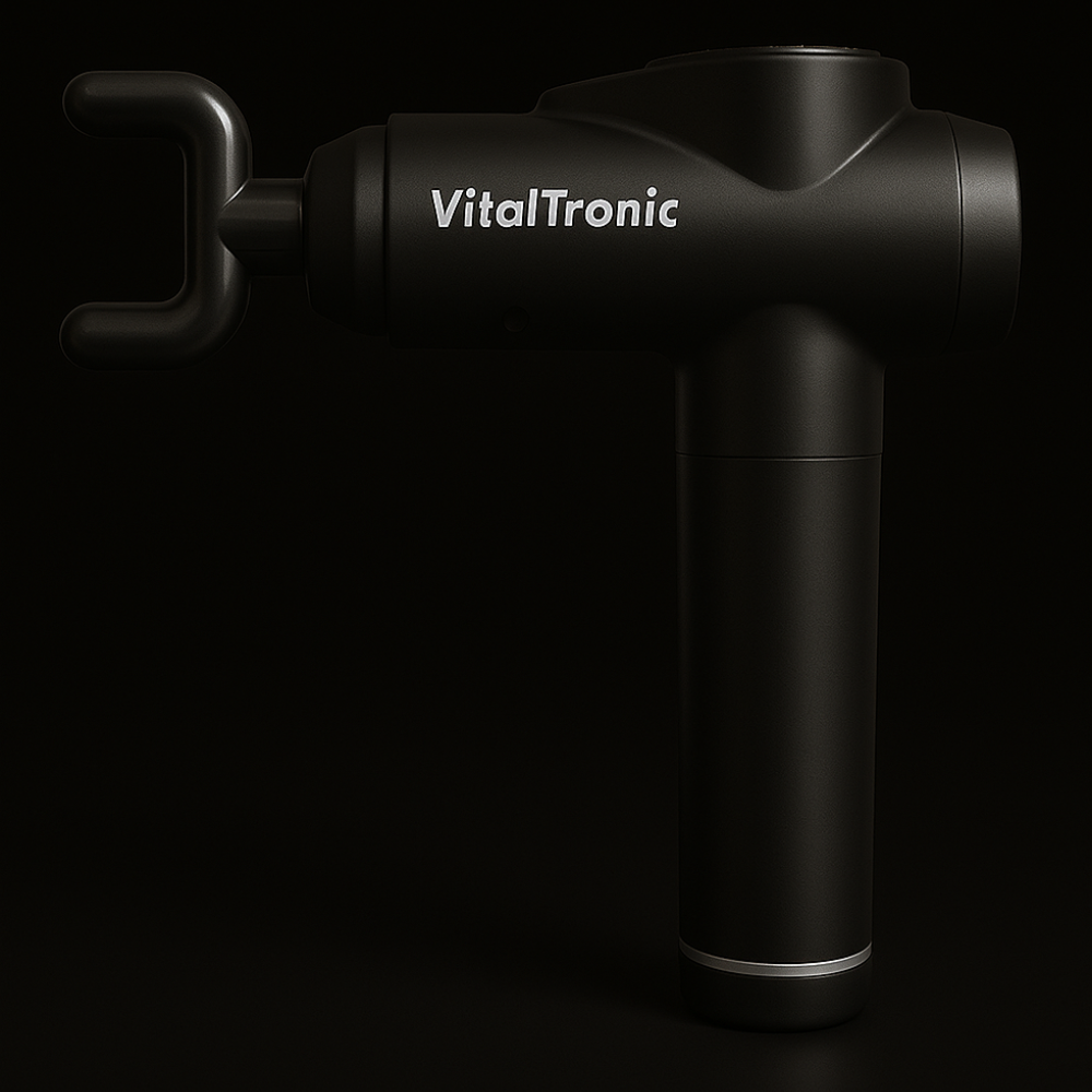 Pistola Masajeadora Inalambrica Pro 99 Niveles de Intensidad VT-VGP8 VitalTronic