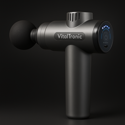Pistola Masajeadora Inalambrica 6 Niveles VitalGun VT-VG4 VitalTronic