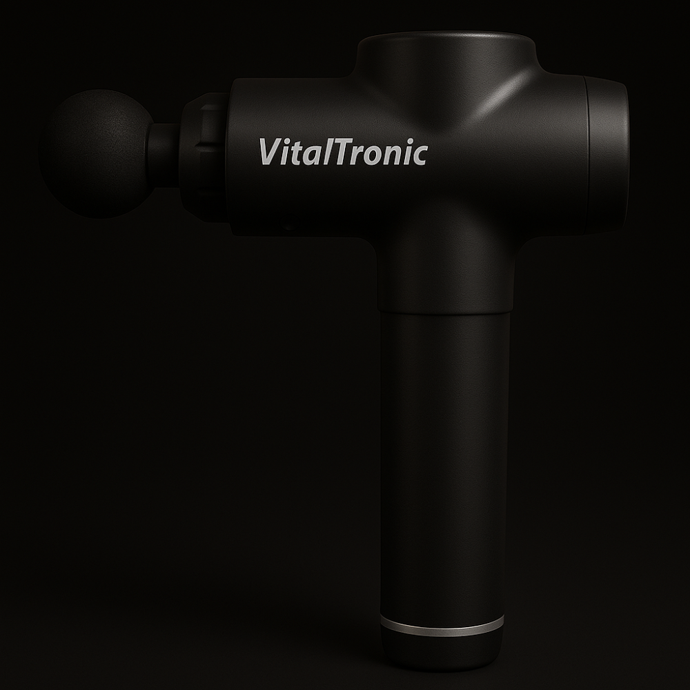 Pistola Masajeadora Inalambrica Pro 99 Niveles de Intensidad VT-VGP8 VitalTronic