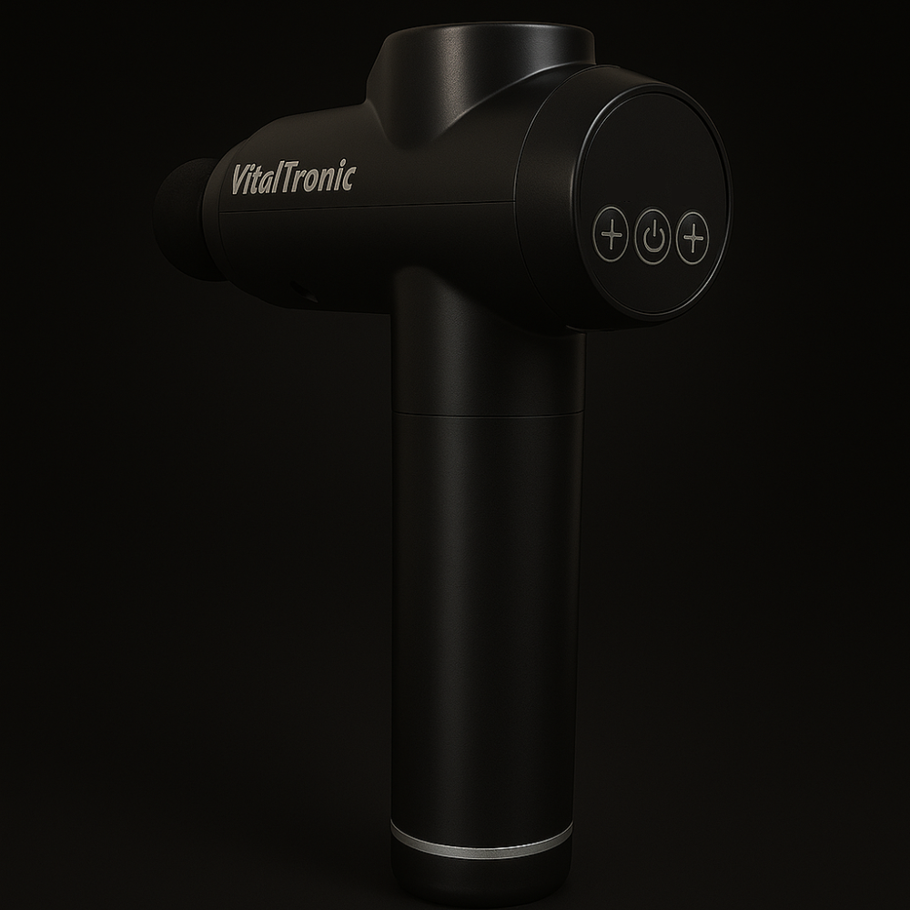 Pistola Masajeadora Inalambrica Pro 99 Niveles de Intensidad VT-VGP8 VitalTronic