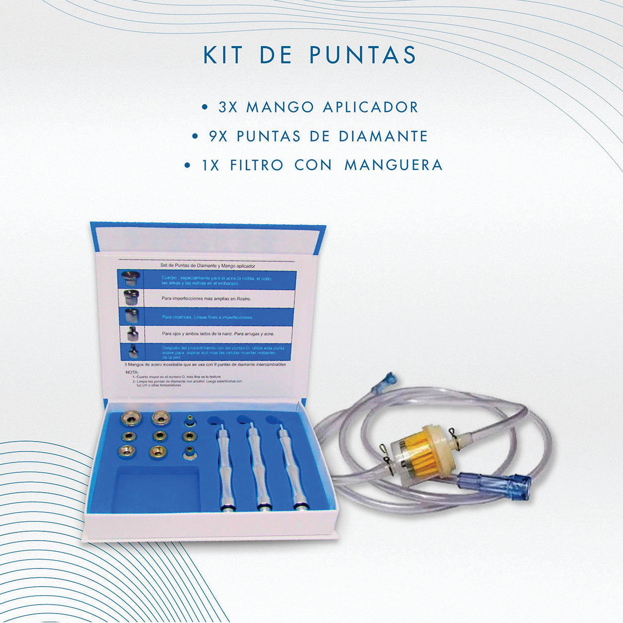 Equipo Microdermoabrasion X9 Punta De Diamante